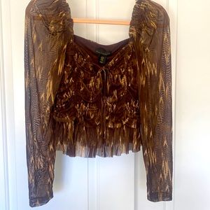 House of Harlow Ruched Top